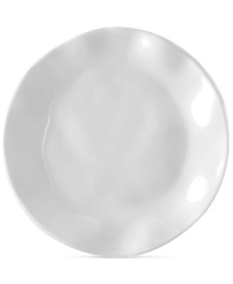 Q Squared - QSquared Ruffle White Melamine Appetizer Plate