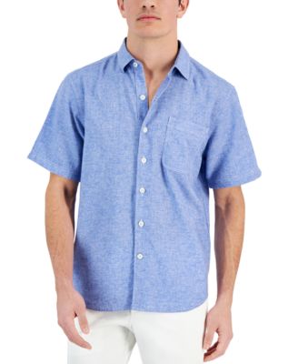 Tommy Bahama - Men's Sand Desert Regular-Fit Button-Down Short-Sleeve Shirt