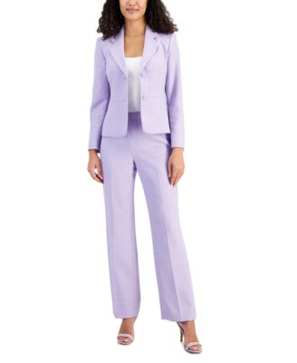 Le Suit - Women's Notch-Collar Pantsuit