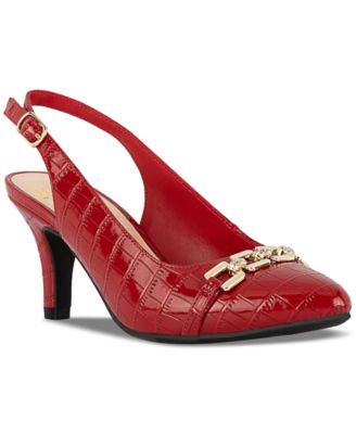 Jones New York - Gildyy Pav&eacute; Link-Detail Slingback Pumps