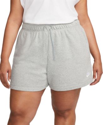 Nike - Plus Size Sportswear Club Fleece Mid-Rise Pull-On Shorts
