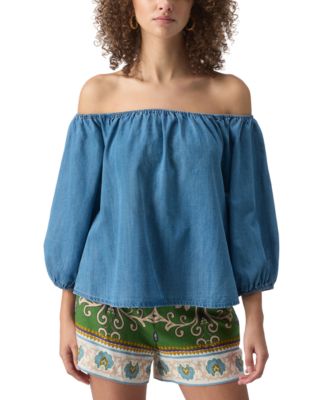 Sanctuary - Women's Beach To Bar Chambray Blouse