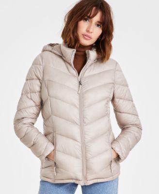 Charter Club - Women's Packable Hooded Puffer Coat
