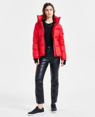 S13 - Women's Kylie Hooded Water-Resistant Puffer Coat