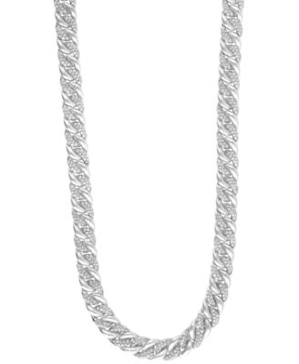 Macy's - Men's Diamond Multirow Cluster Ring (1 ct. t.w.) in 10k White Gold