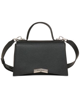 KARL LAGERFELD PARIS - Tropez Small Leather Satchel