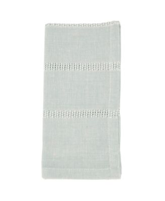 Saro Lifestyle - Leno Stripe Elegance Napkin Set of 4, 20"x20"