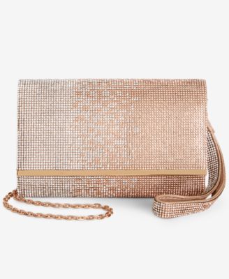 I.N.C. International Concepts - Caitlinn Crystal Ombre Mini Clutch Crossbody