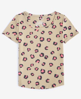 Epic Threads - Little & Big Girls Pop Leopard-Print Top