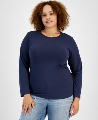 Aveto - Plus Size Crewneck Top