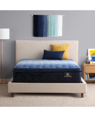 Serta - Classic Brecon 14.5" Plush Pillow Top Mattress - Twin XL
