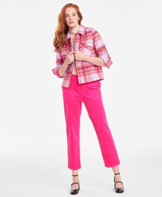 On 34th - Women's Plaid Short Jacket