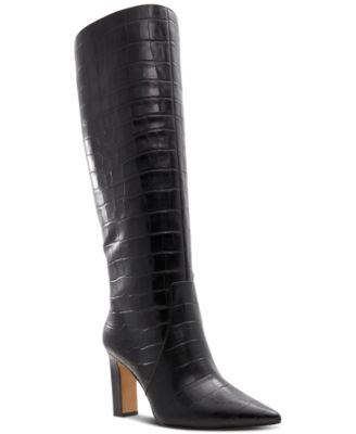 ALDO - Women's Cadigoder Pointed-Toe Croc Knee High Boots