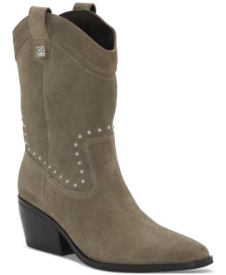 Lucky Brand - Women's Cesiet Studded Pull On Western Boots