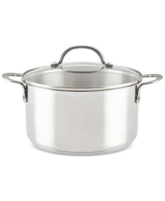 Rachael Ray - 6-Qt. Stainless Steel Induction Stockpot & Lid