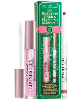 Too Faced - 2-Pc. Lip Injection Liner & Plumping Gloss Set