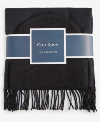 Club Room - Men's Beanie & Scarf Set