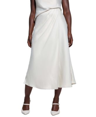 GUESS - Women's Anastasia Satin Midi Skirt