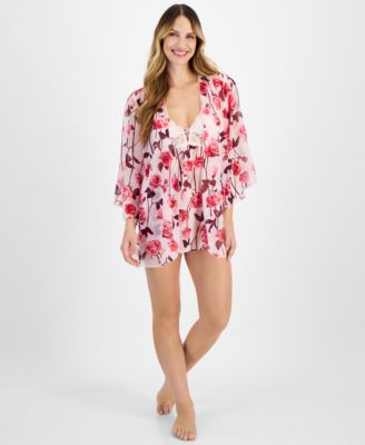 I.N.C. International Concepts - Women's Chiffon Dot Robe