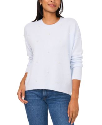 Sam & Jess - Women's Embellished Crewneck Sweater