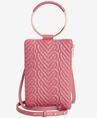 I.N.C. International Concepts - Charlii Heart Quilted Heart Small Crossbody