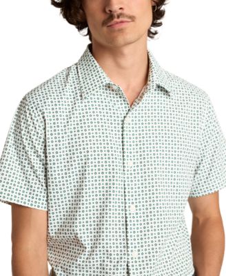 Bonobos - Men's Slim Fit Short Sleeve Geo Print Button-Front Tech Shirt