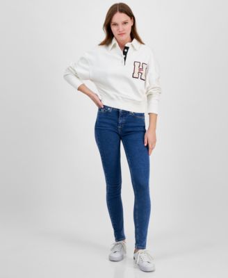 Tommy Jeans - Women's Medium-Wash Nora Mid-Rise Skinny Jeans