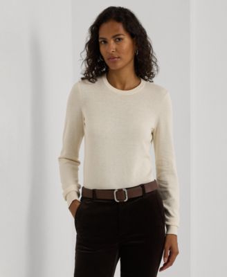 Lauren Ralph Lauren - Petite Cotton-Blend Sweater