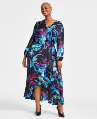 I.N.C. International Concepts - Plus Size Ruffled Maxi Dress