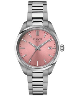Tissot - Women's Swiss PR 100 Stainless Steel Bracelet Watch 34mm