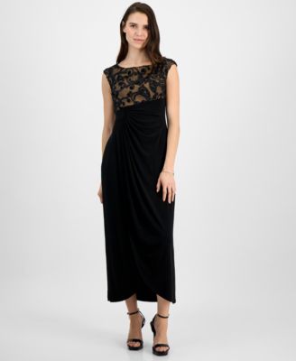 Connected - Petite Embroidered Gown