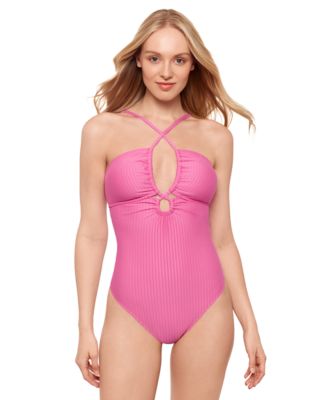 Salt + Cove - Juniors' Keyhole One-Piece Swimsuit, Exclusively at Macy's