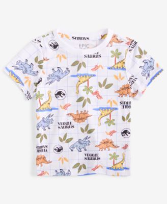 Epic Threads - Toddler Boys Jurassic-Print Short-Sleeve T-Shirt