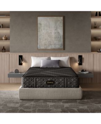Beautyrest - Black Hybrid Series One 13" Medium Tight Top Mattress - Queen