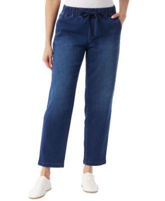 Gloria Vanderbilt - Women's Anya Drawstring Straight-Leg Jeans