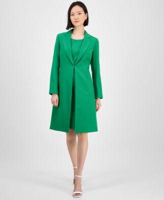 Le Suit - Petite Elongated Blazer Dress Suit