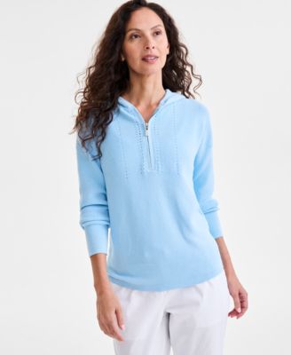 Style & Co - Women's Front-Zip Long-Sleeve Hoodie