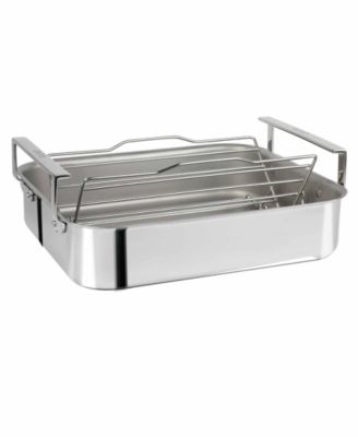 Cristel - Large 3-Ply Stainless Steel Roaster with Rack