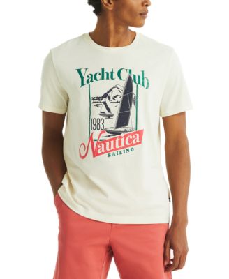 Nautica - Men's Yacht Club Logo Graphic T-Shirt