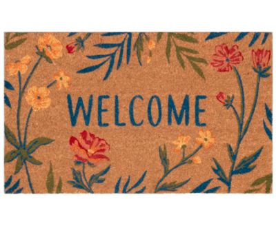 Liora Manne' - Natura Floral Welcome 1'6"x2'6" Area Rug