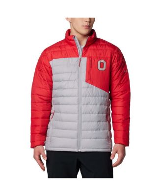 Columbia - Men's Gray Ohio State Buckeyes Double Blitz Omni-Heat Infinity Insulated Full-Zip Jacket