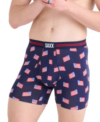 SAXX - Men's Ultra Super Soft Relaxed-Fit Moisture-Wicking Printed Boxer Briefs