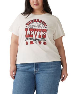 Levi's - Plus Size Perfect Cotton Logo Short-Sleeve T-Shirt