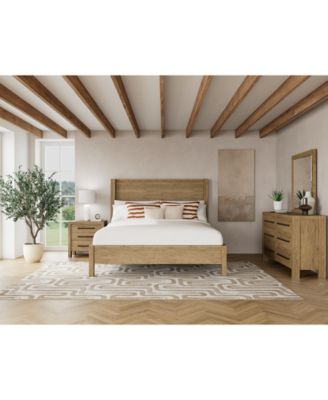 Furniture - Davie 3-Pc. Queen Set (Panel Bed, Dresser & 3-Drawer Nightstand)