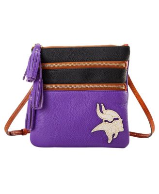 Dooney & Bourke - Minnesota Vikings Infield Triple Zip Crossbody Purse