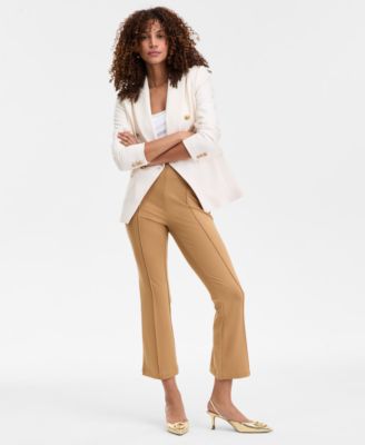 I.N.C. International Concepts - Women's High-Rise Hollywood Ponte Kick-Flare Pants,