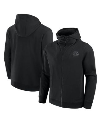Fanatics - Men's and Women's Black Cincinnati Bengals Front Office Full-Zip Hoodie