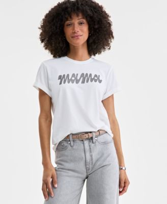 On 34th - Women's Mama Graphic Relaxed-Fit T-Shirt