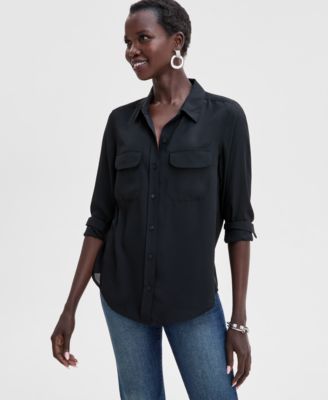 I.N.C. International Concepts - Women's Two-Pocket Shirt