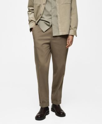 MANGO - Men's Pleated Pants